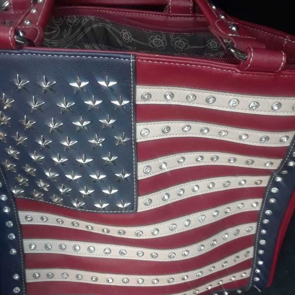 Montana West purse/Laptop bag and matching wallet
